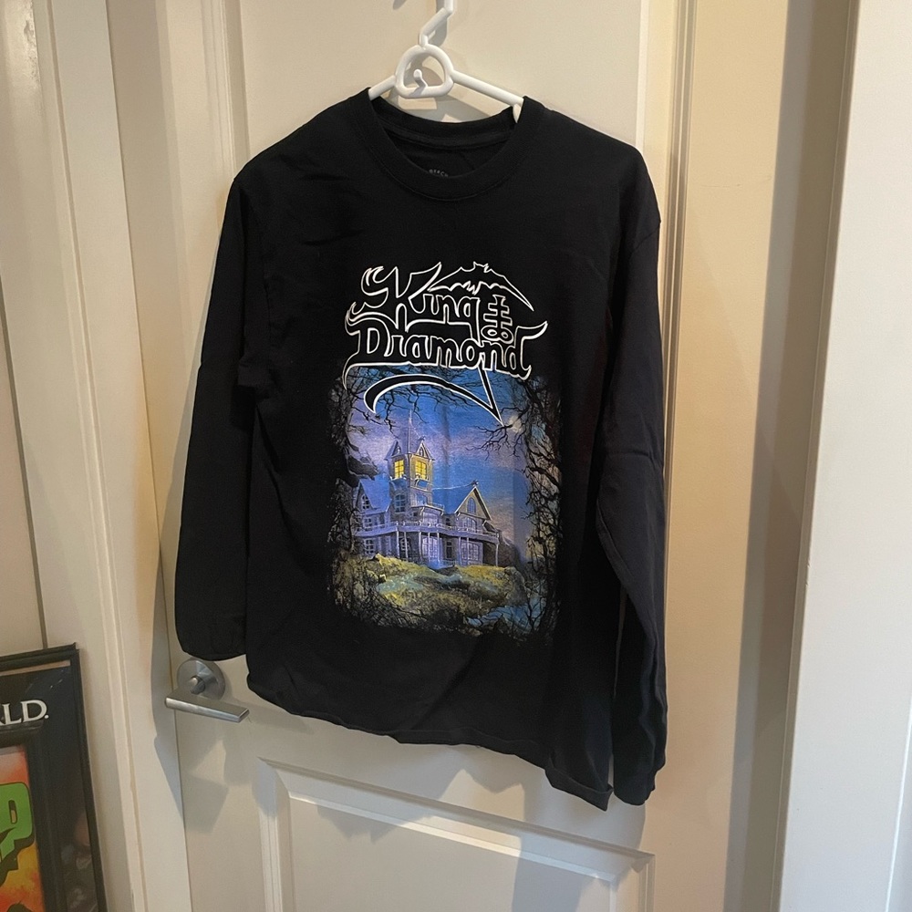King Diamond North America Long Sleeved 2019 Tour T-Shirt Black